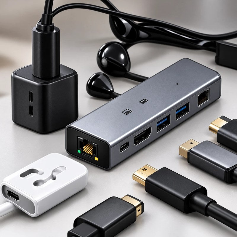 USB hub and chargers