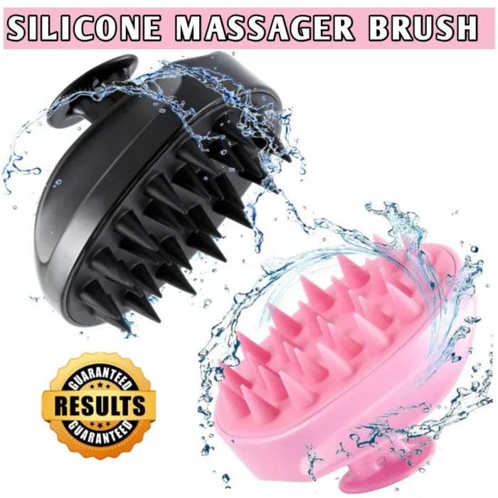 Soft Non-Slip Silicone Scalp Massager Brush